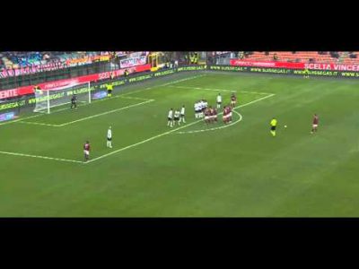 jeremy menez take a free kick with 2 walls ac milan vs atalanta 2015 youtube 14215978044gnk8