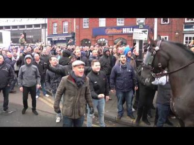 arsenal fans arriving in tottenham north london derby 2015 youtube 1423585582k4ng8