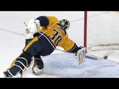 hutton spins and swats puck with goalie stick youtube 14231259348k4gn