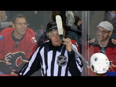 lander gets stick caught in referee039s visor youtube 14228661444n8gk