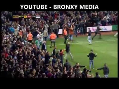 english football hooligans aston villa v west bromwich albion pitch invasion 7th march 2015 1425805675g8n4k