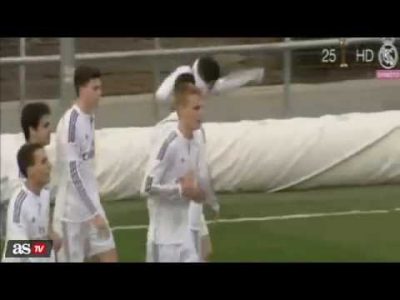 real madrid youth fran prez amazing control and half line goal vs atltico 2015 youtube 1425211774kng84