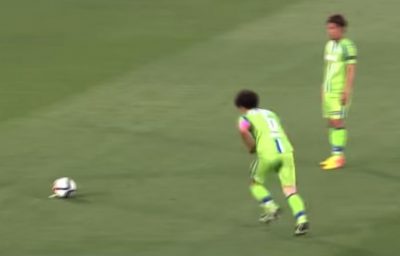 Sensational free kick by Nagaki YouTube