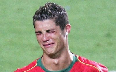 cristiano ronaldo crying