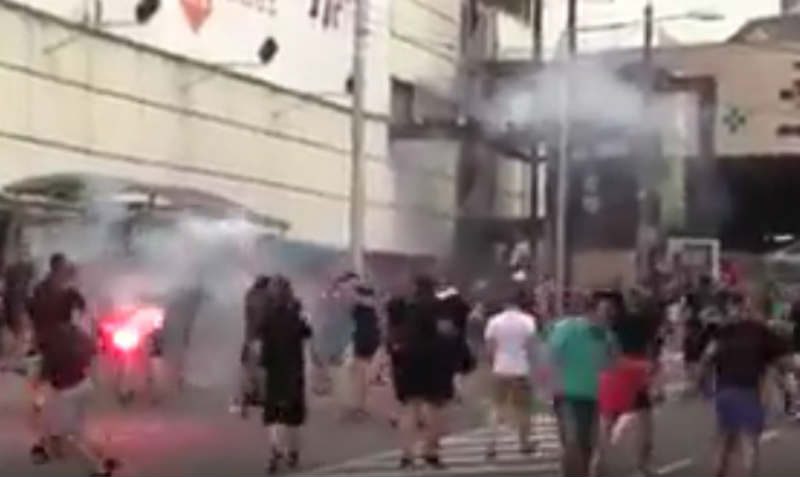 Ultras Žiliny napadli pred zápasom Trenčína fanúšikov slovinskej Ľubľany 1 fans