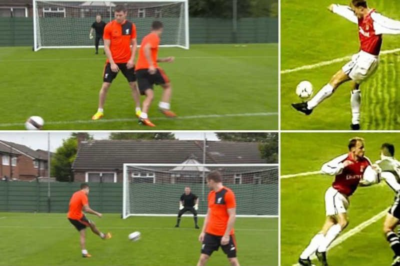 Coutinho sa snažil napodobniť gól Bergkampa, takto mu to "išlo" 1 coutinho2