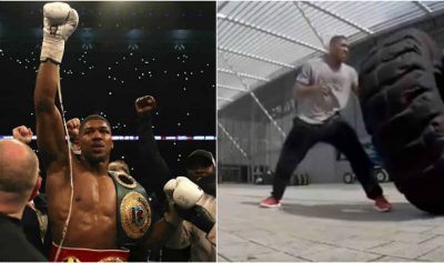 anthony joshua training
