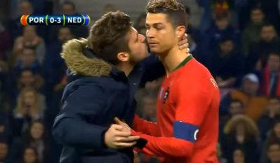ronaldo kiss