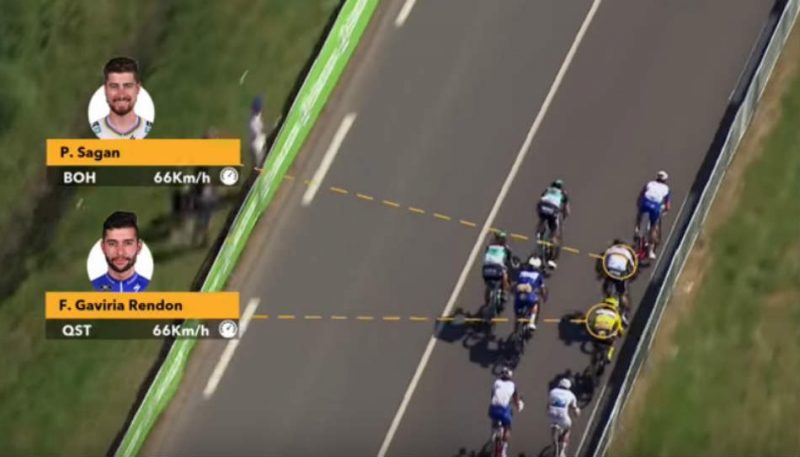 Video: Neskutočný Sagan! Na šprintérskej prémii dosiahol rýchlosť takmer 70 km/h 1 sagan8