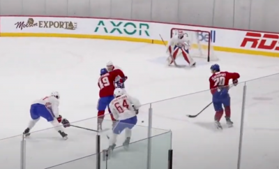 12 Slafkovsky great asisst to Harvey Pinard goal YouTube
