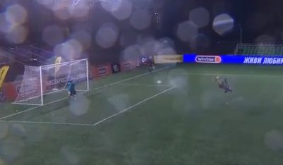 Norik Avdalyan viral penalty kick for Russian third division side Nefis Kazan