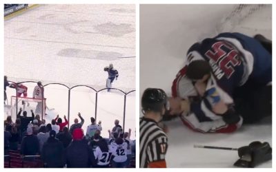 goalie fight