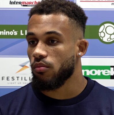 Bryan Mbeumo počas rozhovoru v roku 2018