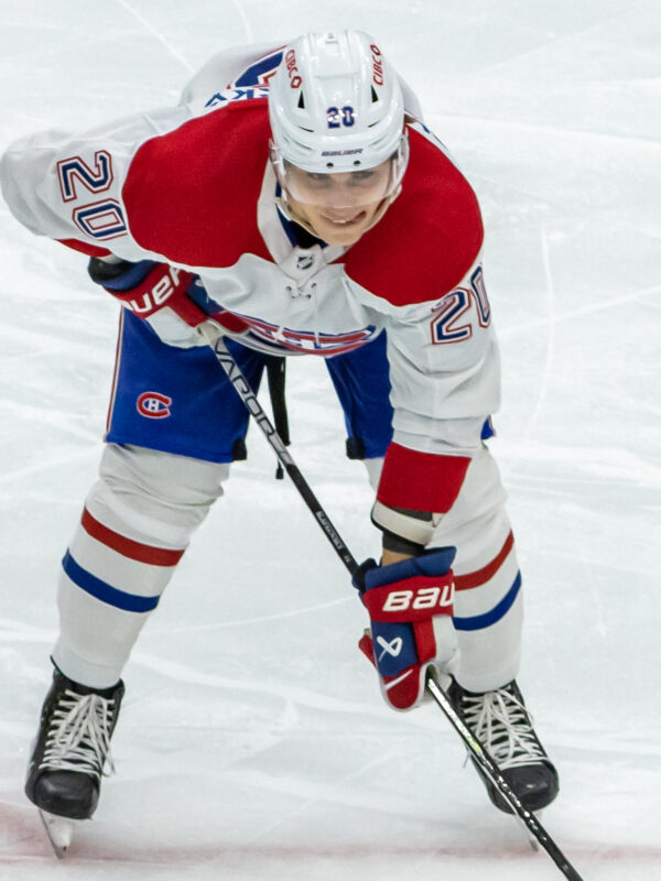 Montreal zdolal Detroit 1:0 po nájazdoch. Fowler vychytal čisté konto 1 Juraj Slafkovský v drese Montrealu Canadiens počas zápasu NHL