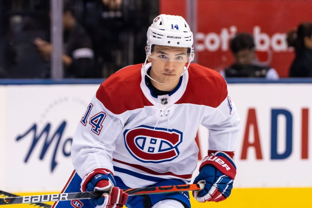 Montreal prišiel o kapitána. Suzuki vynechá dva až štyri týždne 1 Nick Suzuki v drese Montreal Canadiens počas zápasu